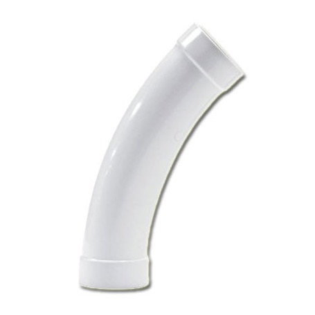 Coude 45° grand rayon F-F