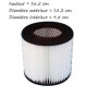 Filtre 16.5 cm cellulos