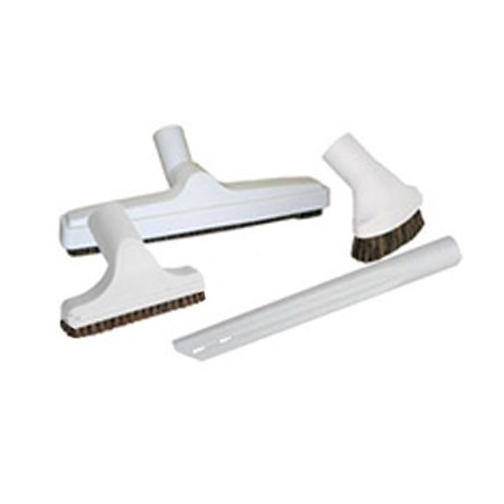 Set 4 accessoires blanc / gris