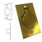 Prise Métal rectangle clapet rond