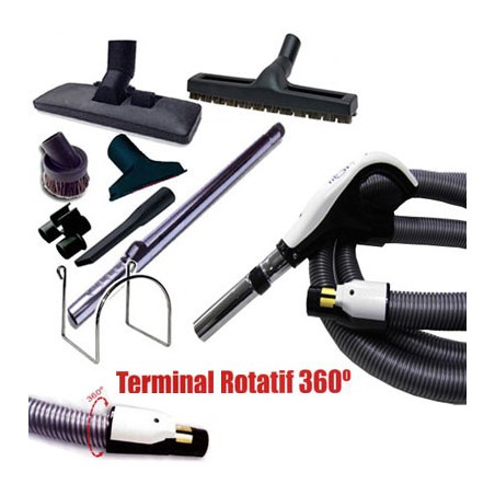 Flexible on -off  8 accessoires 360°à chaque extrémité