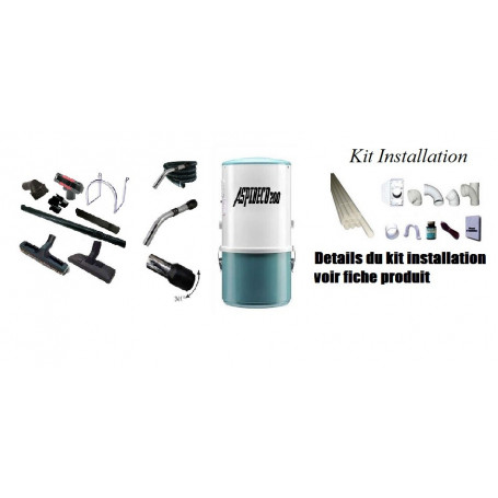 Pack 200 avec flexible commande directe installation 1 prise