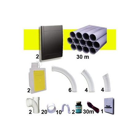 Kit 2 prise RETRAFLEX Nouvelle génération