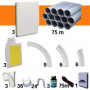 Kit 2 prise Blanches  RETRAFLEX Nouvelle génération
