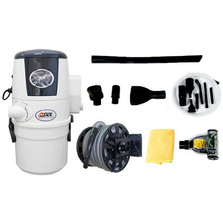Pack centrale SACH Eco Mini + Kit voiture + 1 flexible enrouleur 11M