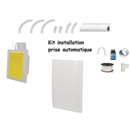  9-12M Kit installation 2 prises auto rétractable