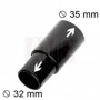TUBE TELESCOPIQUE TOUTES MARQUES 32-35 avec embout