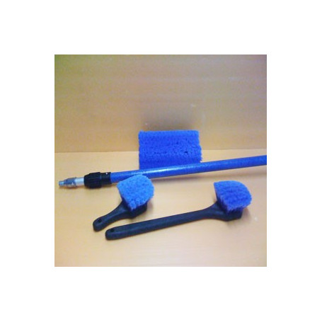 Kit brosses microfibres automobile