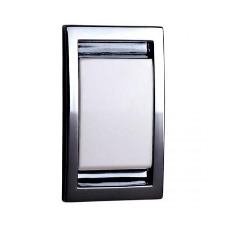 Prise en abs chromé & blanc