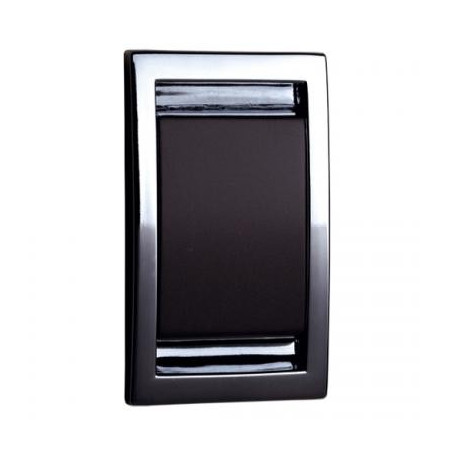 Prise en abs chromé & anthracite