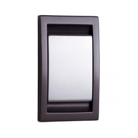 Prise en abs anthracite & argent