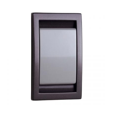 Prise aspiration centralisee anthracite & gris