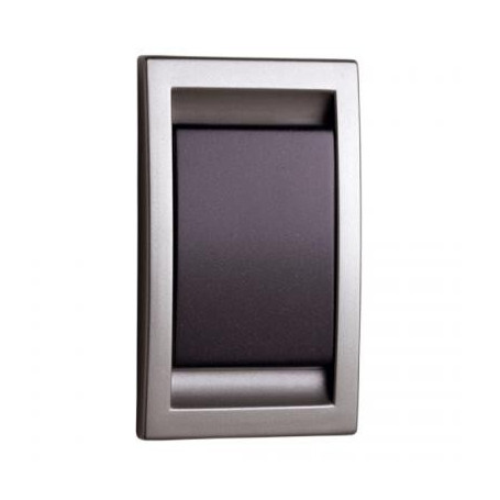 Prise abs inox & anthracite pour aspiration centralisée