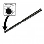 31042066 Tube télescopique  aluminium canne