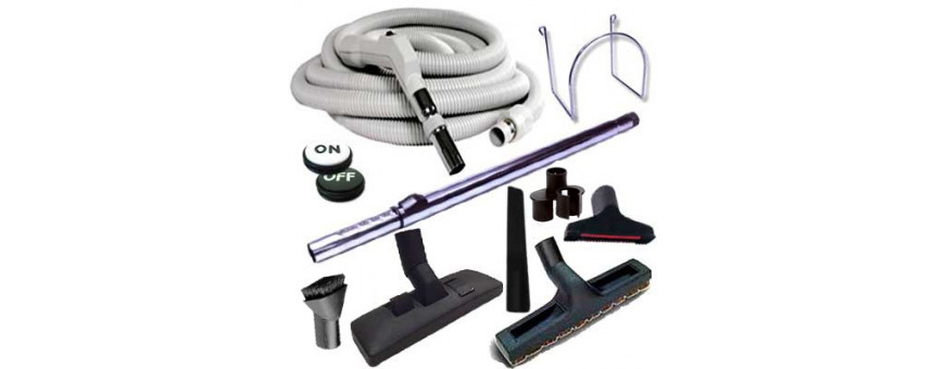 Set flexible & accessoires Flexible aspiration centralisée , toutes marques